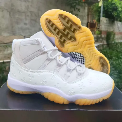 Drake x AJ 11 OVO Monogram White Sample Shoes Sneaker - nk0004469 - Image 4