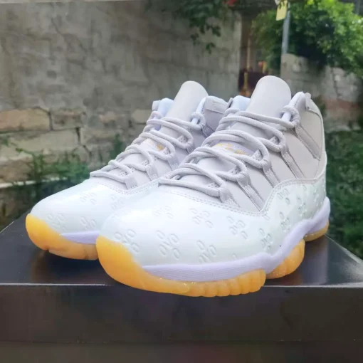 Drake x AJ 11 OVO Monogram White Sample Shoes Sneaker - nk0004469 - Image 5