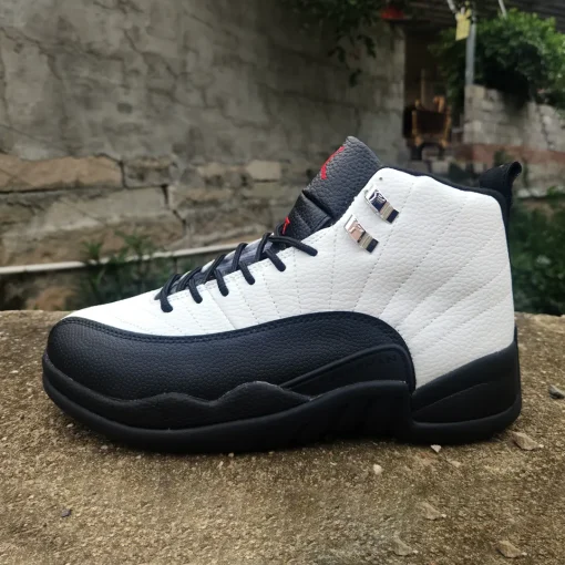 AJ 12 Black Tongue Taxi Sample Shoes Sneakers – nk0004472 - Image 3