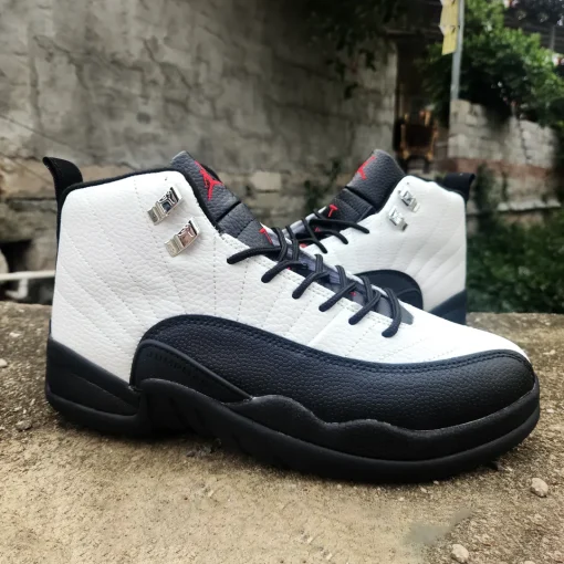 AJ 12 Black Tongue Taxi Sample Shoes Sneakers – nk0004472 - Image 4