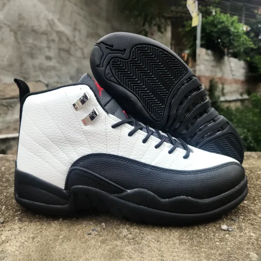 AJ 12 Black Tongue Taxi Sample Shoes Sneakers – nk0004472 - Image 5