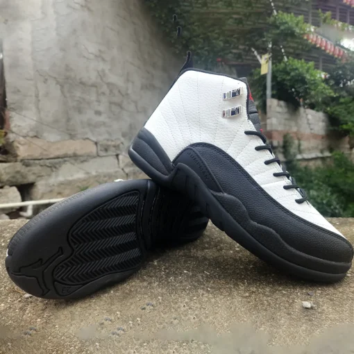 AJ 12 Black Tongue Taxi Sample Shoes Sneakers – nk0004472 - Image 7