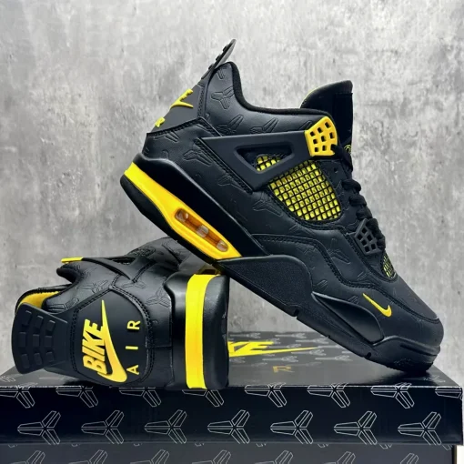 Nigel Sylvester x Kobe Bryant x AJ 4 Thunder Shoes Sneakers - nk0004481 - Image 12