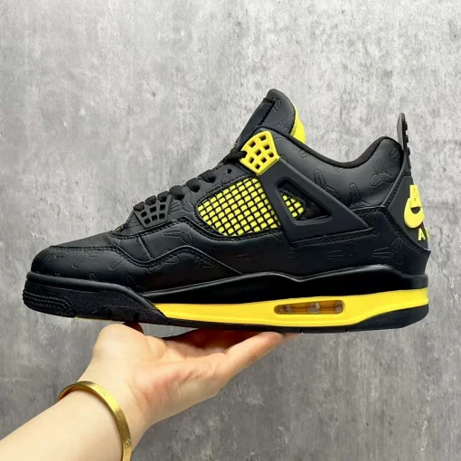 Nigel Sylvester x Kobe Bryant x AJ 4 Thunder Shoes Sneakers - nk0004481 - Image 8