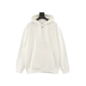 OW Stencil Arrow Hoodie in White - 352 - owf0000352