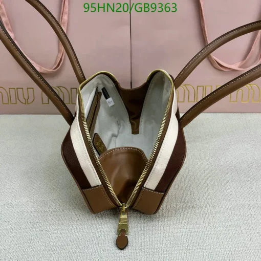 MM Beau Small Brown Top Handle Bag - MM0001 - Image 4