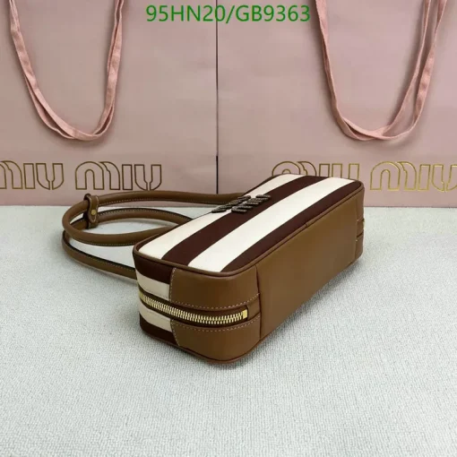 MM Beau Small Brown Top Handle Bag - MM0001 - Image 8