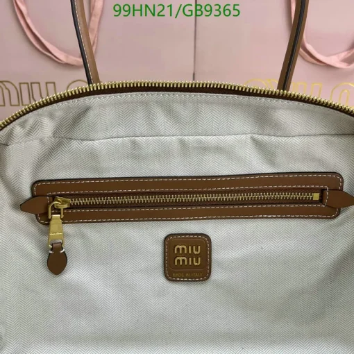 MM Beau Medium Stripes Red Top Handle Bag - MM0005 - Image 4