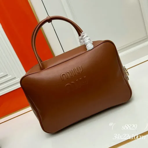 MM Beau Medium Cognac Top-Handle Bag - MM0007 - Image 2
