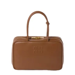 MM Beau Medium Cognac Top-Handle Bag - MM0007