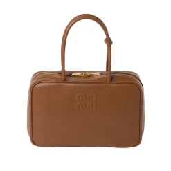 MM Beau Medium Cognac Top-Handle Bag - MM0007