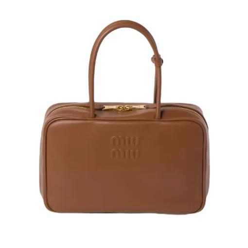 MM Beau Medium Cognac Top-Handle Bag - MM0007