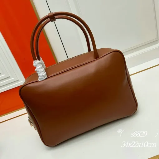 MM Beau Medium Cognac Top-Handle Bag - MM0007 - Image 6