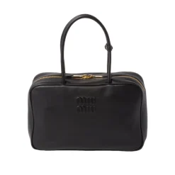 MM Beau Medium Black Top-Handle Bag - MM0008