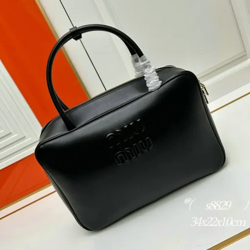 MM Beau Medium Black Top-Handle Bag - MM0008 - Image 2