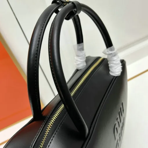 MM Beau Medium Black Top-Handle Bag - MM0008 - Image 7
