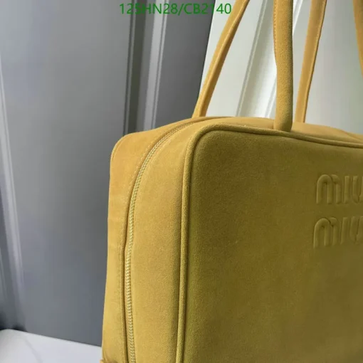 MM Beau Suede Yellow Bag - MM0009 - Image 5