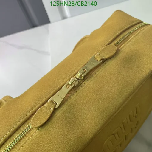 MM Beau Suede Yellow Bag - MM0009 - Image 9