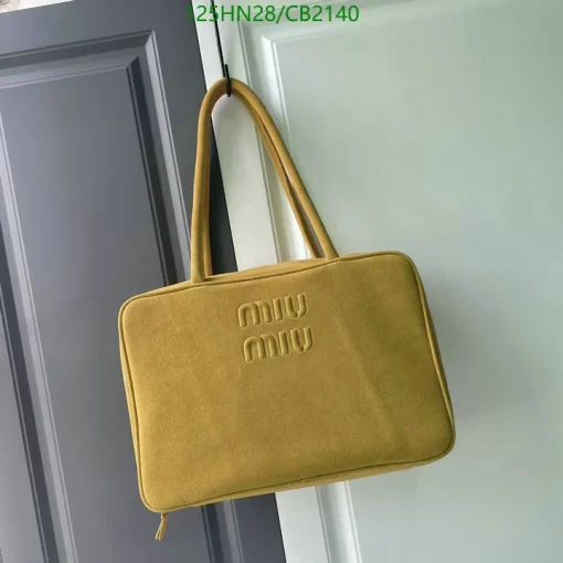 MM Beau Suede Yellow Bag - MM0009 - Image 4