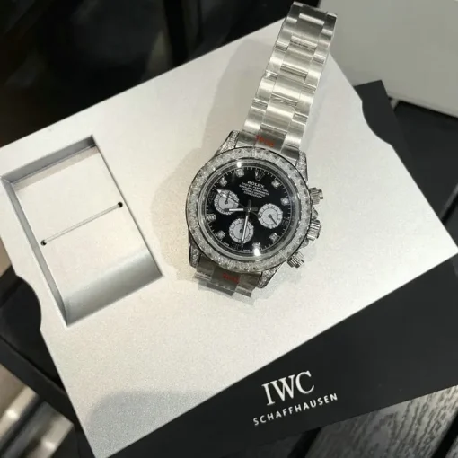 RL Cosmograph Daytona 126539 Black Diamond Jubilee Bracelet Custom - RL0001 - Image 6