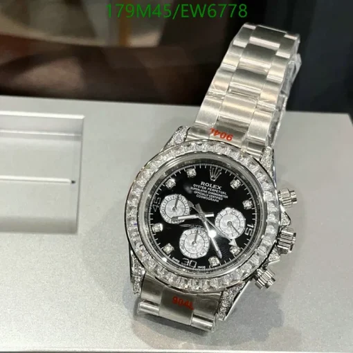 RL Cosmograph Daytona 126539 Black Diamond Jubilee Bracelet Custom - RL0001 - Image 7