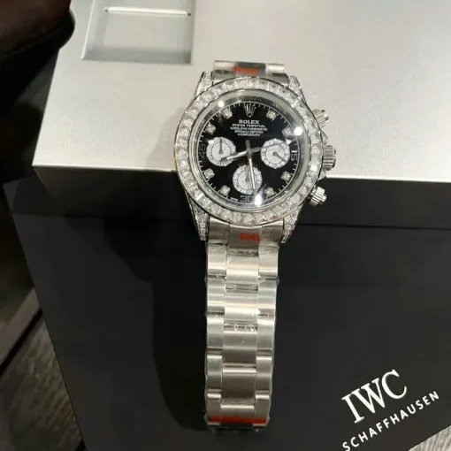 RL Cosmograph Daytona 126539 Black Diamond Jubilee Bracelet Custom - RL0001 - Image 11