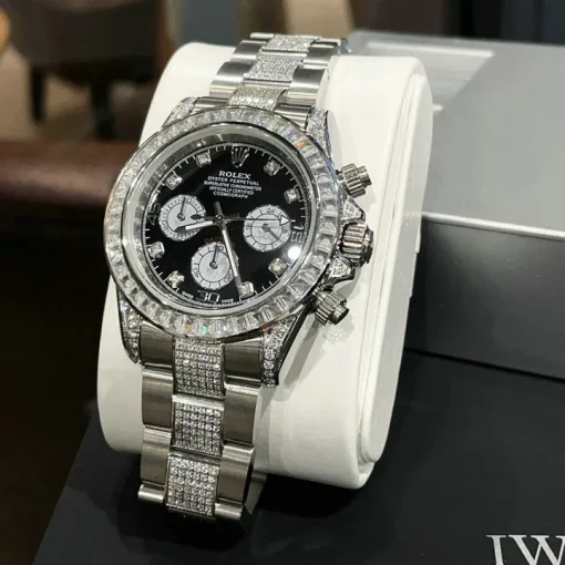 RL Cosmograph Daytona 126539 Black Diamond Bracelet Custom - RL0002 - Image 2
