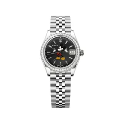 RL Datejust 31 278384RBR Mickey Mouse Black Custom - RL0018