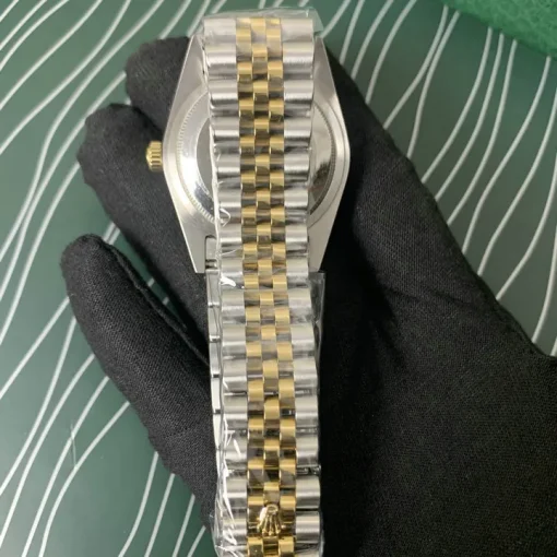 RL Datejust 36 126283RBR Yellow Gold Dial Diamond Jubilee Bracelet - RL0037 - Image 5
