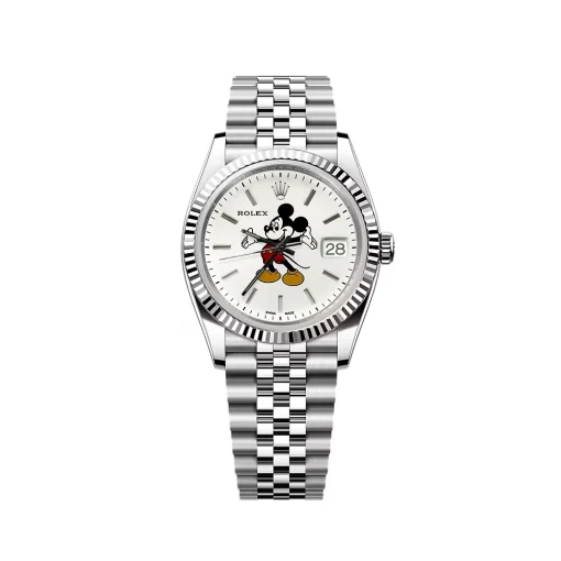 RL Datejust 36 126234 Oystersteel Jubilee Bracelet Mickey Mouse Custom - RL0039