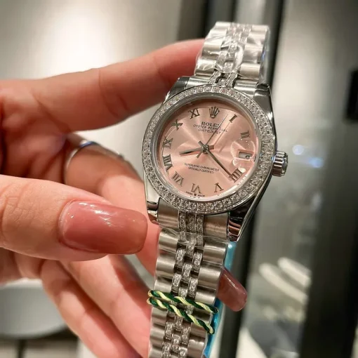 RL Datejust 36 278384 Pink Grey Steel Jubilee Bracelet Custom - RL0041 - Image 2
