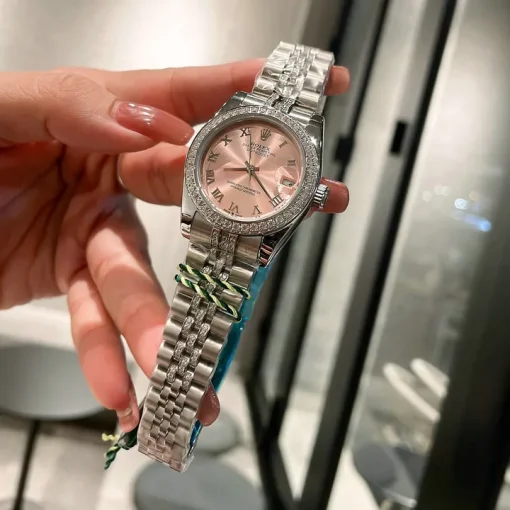 RL Datejust 36 278384 Pink Grey Steel Jubilee Bracelet Custom - RL0041 - Image 3