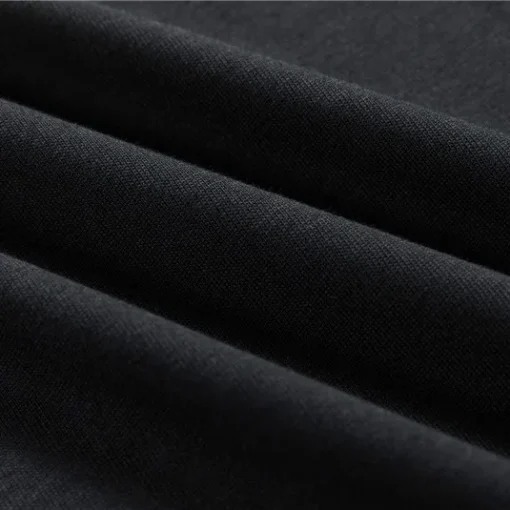 AM Staggered Logo T-shirt in Black - 279 - ami0000279 - Image 5