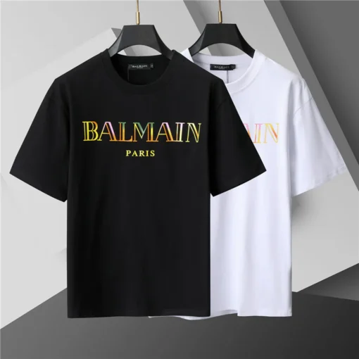 BM Vintage Embroidered T-shirt in White - bal0000005 - Image 4