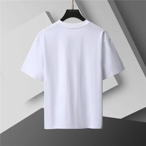 BM Vintage Embroidered T-shirt in White - bal0000005 - Image 3