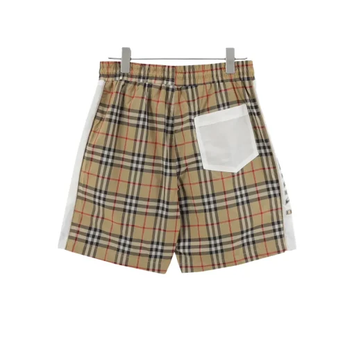 BUR Vintage Check Logo Panel Shorts - 376 - bbr0000376 - Image 2
