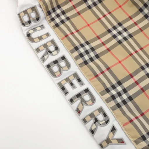 BUR Vintage Check Logo Panel Shorts - 376 - bbr0000376 - Image 4