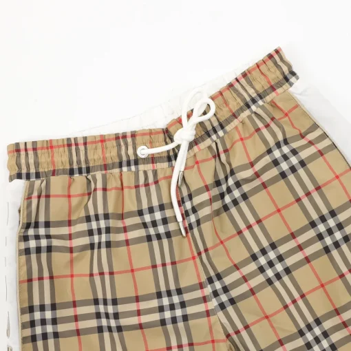 BUR Vintage Check Logo Panel Shorts - 376 - bbr0000376 - Image 3