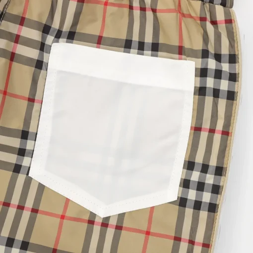 BUR Vintage Check Logo Panel Shorts - 376 - bbr0000376 - Image 6