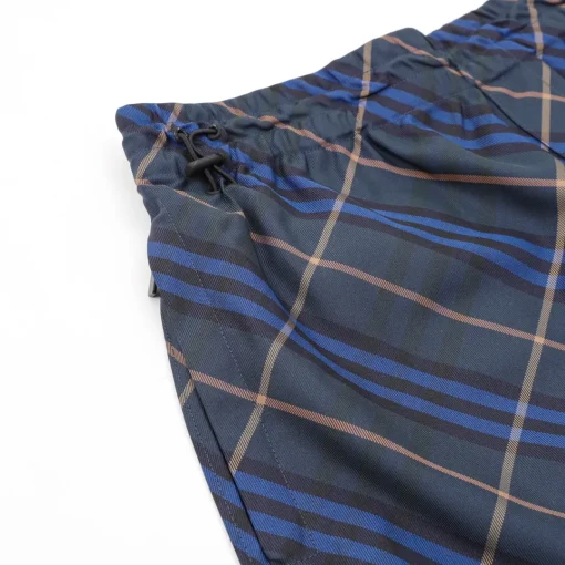 BUR Archive Check Knight Motif Shorts in Navy - 379 - bbr0000379 - Image 7