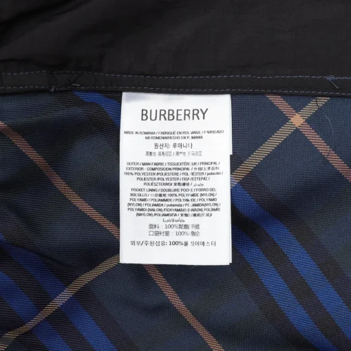 BUR Archive Check Knight Motif Shorts in Navy - 379 - bbr0000379 - Image 12