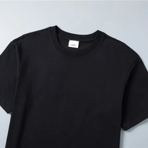 BUR Check Label T-Shirt in Black - 383 - bbr0000383 - Image 11