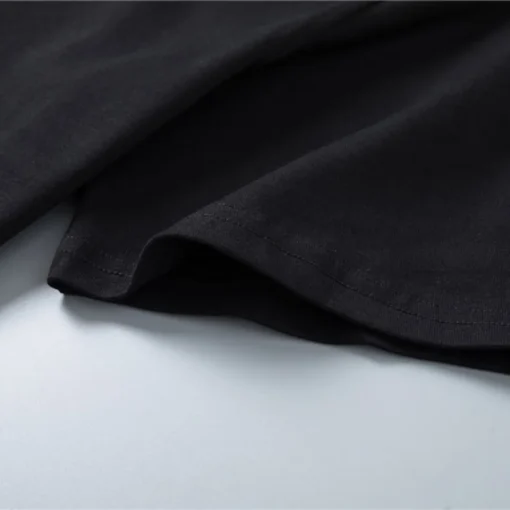 BUR Check Label T-Shirt in Black - 383 - bbr0000383 - Image 10