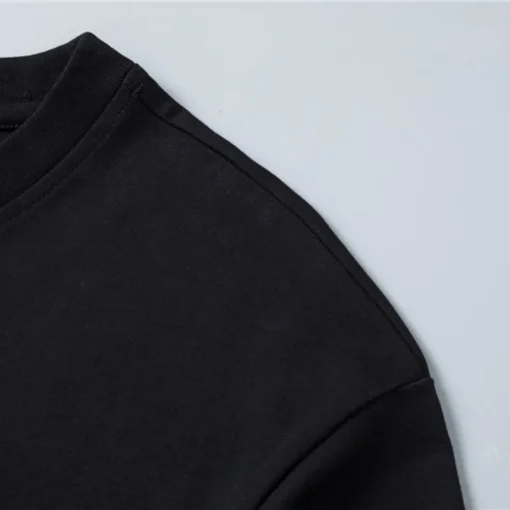 BUR Check Label T-Shirt in Black - 383 - bbr0000383 - Image 9