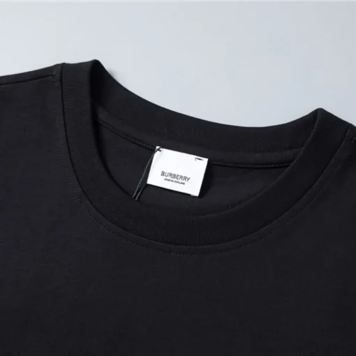BUR Check Label T-Shirt in Black - 383 - bbr0000383 - Image 7