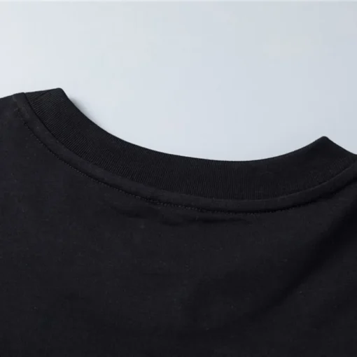 BUR Check Label T-Shirt in Black - 383 - bbr0000383 - Image 8