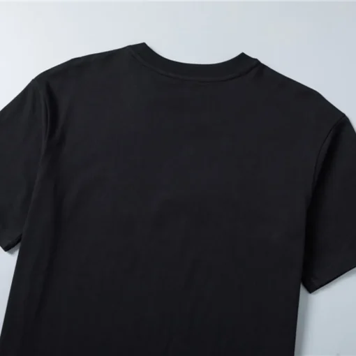 BUR Check Label T-Shirt in Black - 383 - bbr0000383 - Image 12
