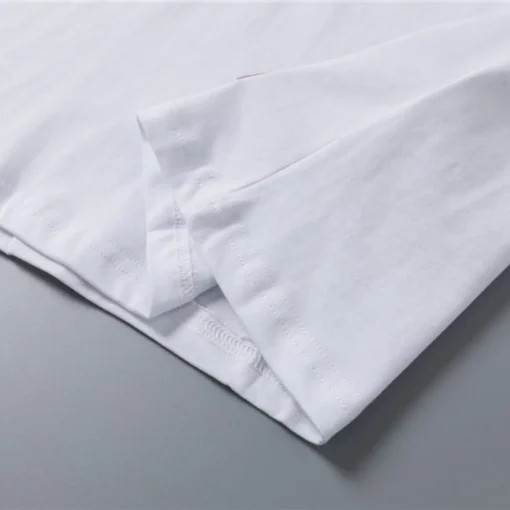 BUR Check Label T-Shirt in White - 384 - bbr0000384 - Image 9