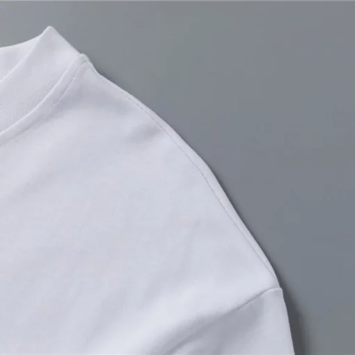 BUR Check Label T-Shirt in White - 384 - bbr0000384 - Image 8