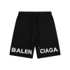 BLCG Split Logo Fleece Shorts in Black - 595 - blcg0000595
